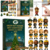 Green Bay Packers Advent Calendar 2025 – 105th Anniversary Edition, Christmas Countdown Advent Calendar Gift Box with 24 Acrylic Ornaments
