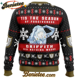 Griffith Did Nothing Wrong Berserk Ugly Christmas Sweater