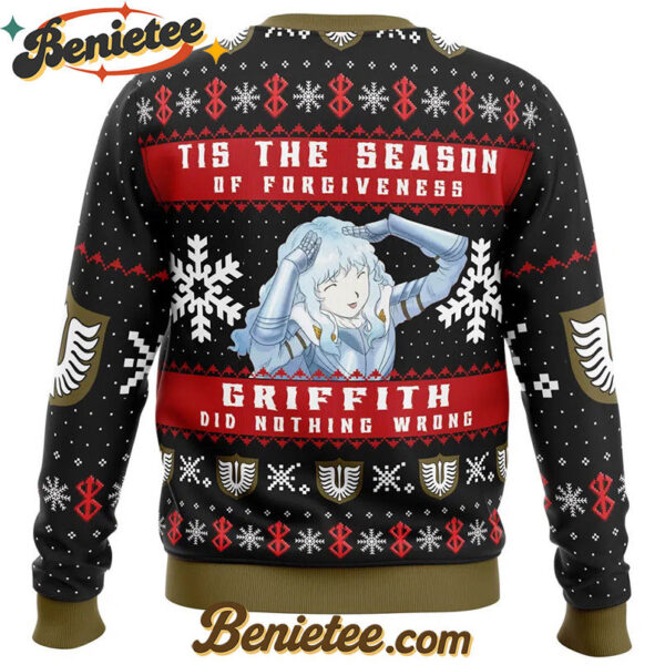 Griffith Did Nothing Wrong Berserk Ugly Christmas Sweater