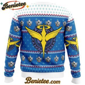 Gundam Helmet Ugly Christmas Sweater