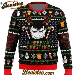 Guts Santa Claus Berserk Ugly Christmas Sweater
