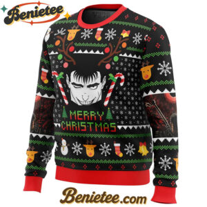 Guts Santa Claus Berserk Ugly Christmas Sweater