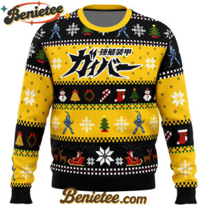 Guyver Happy Holidays Ugly Christmas Sweater
