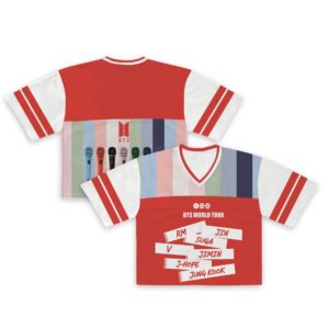BTS Football Crop Top Jersey – Kpop ARMY Sporty Game Day Shirt