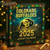 HOT Colorado Buffaloes Football Advent Calendar 2025, Christmas Countdown Advent Calendar Gift Box with 24 Acrylic Ornaments