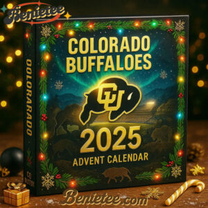 HOT Colorado Buffaloes Football Advent Calendar 2025, Christmas Countdown Advent Calendar Gift Box with 24 Acrylic Ornaments