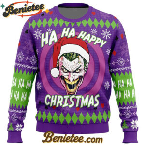 Ha ha ha happy Christmas Joker Christmas Sweater