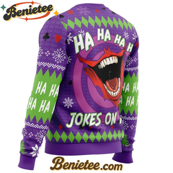 Ha ha ha happy Christmas Joker Christmas Sweater