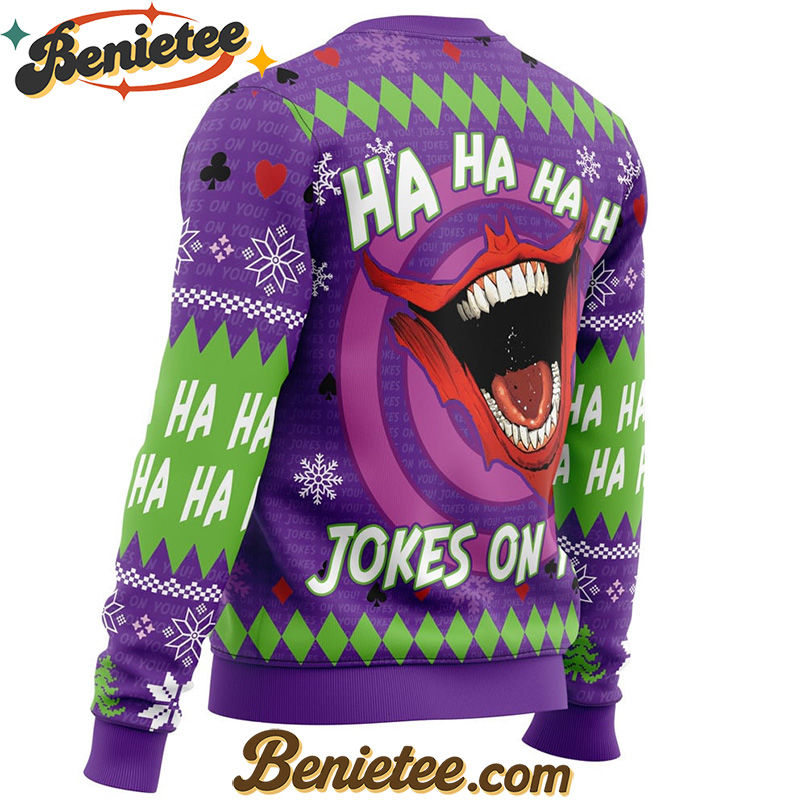 Ha ha ha happy Christmas Joker Christmas Sweater