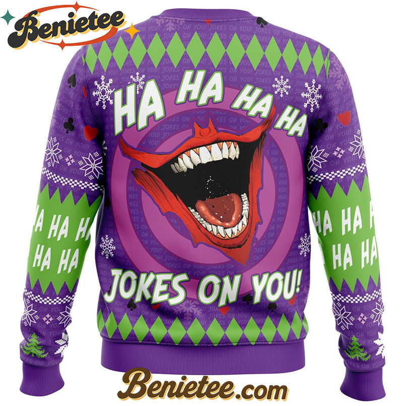 Ha ha ha happy Christmas Joker Christmas Sweater