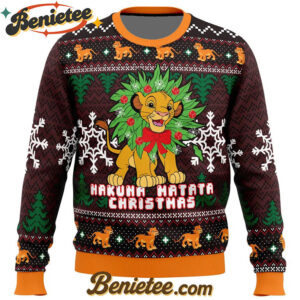 Hakuna Matata Lion King Ugly Christmas Sweater