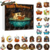 Halloween Advent Calendar with Ghost Ornaments-24 Days of Festive Fun!, Christmas Countdown Advent Calendar Gift Box with 24 Acrylic Ornaments