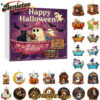 Halloween Advent Calendar with Ghost Ornaments-24 Days of Festive Fun!, Christmas Countdown Advent Calendar Gift Box with 24 Acrylic Ornaments