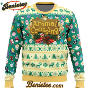 Happy Animal Villagers Animal Crossing Ugly Christmas Sweater