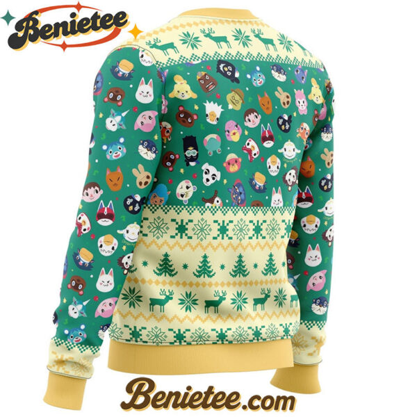 Happy Animal Villagers Animal Crossing Ugly Christmas Sweater