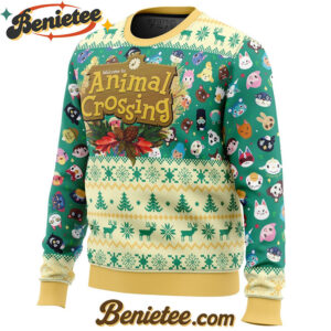 Happy Animal Villagers Animal Crossing Ugly Christmas Sweater
