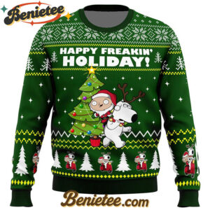 Happy Freakin Holidays Family Guy Ugly Christmas Sweater