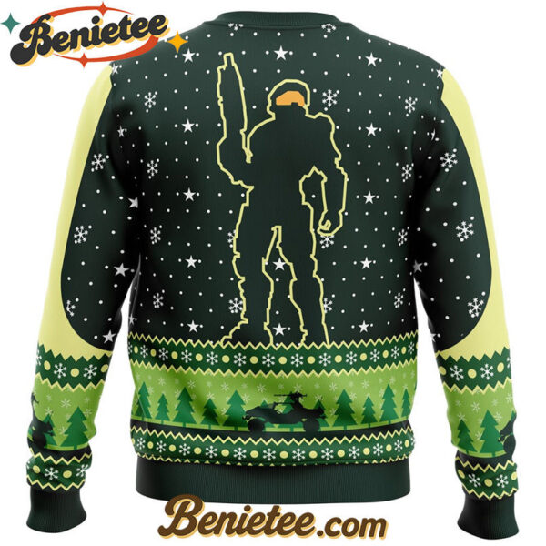 Happy Halo-days Halo Ugly Christmas Sweater
