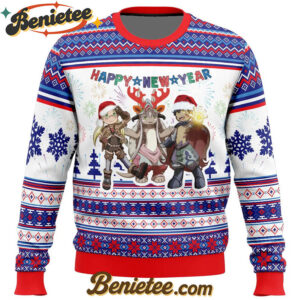 Happy New Year Made In Abyss Ugly Christmas Sweater