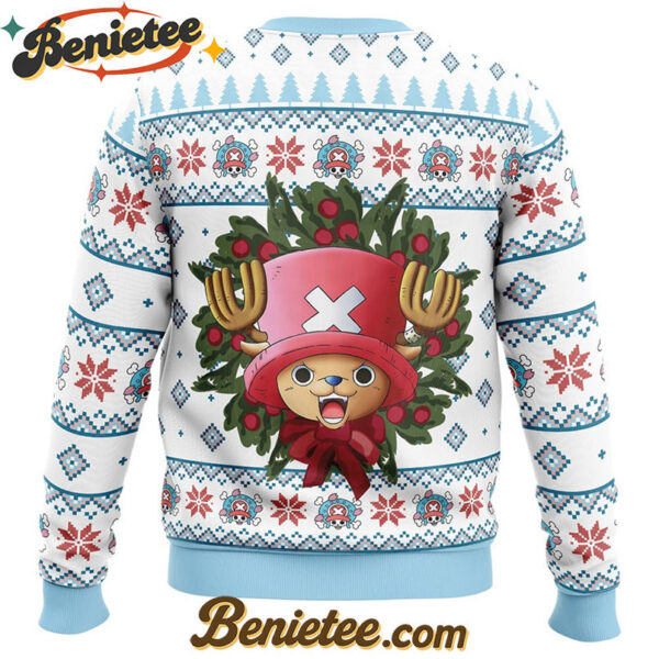 Happy Tony Tony Chopper One Piece Ugly Christmas Sweater