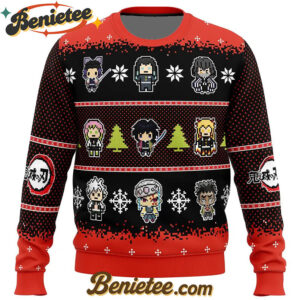 Hashira Demon Slayer Ugly Christmas Sweater