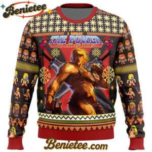 He-Man Masters of the Universe Ugly Christmas Sweater