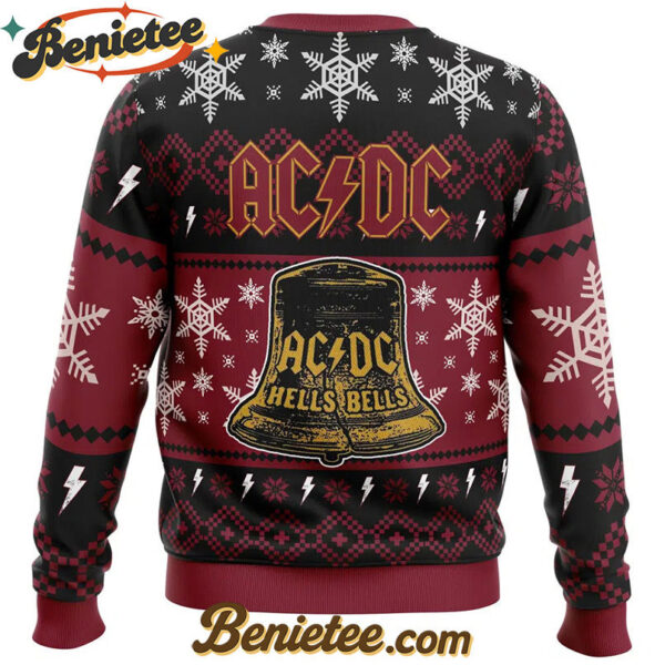 Hells Bells ACDC Ugly Christmas Sweater