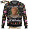 Hey Santa Can I Fix You Some Sandwiches Bad Santa Ugly Christmas Sweater