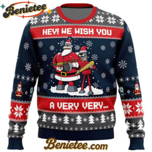 Hey! We Wish You a Futurama Ugly Christmas Sweater