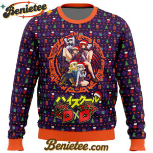 High School DXD Dreaming His Own Harem Ugly Christmas Sweater