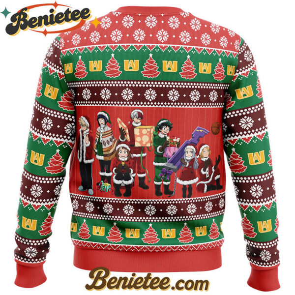 Ho! Ho Ho! I Am Here My Hero Academia Ugly Christmas Sweater