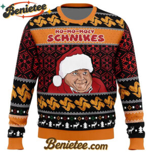 Ho Ho Holy Schnikes Tommy Boy Ugly Christmas Sweater