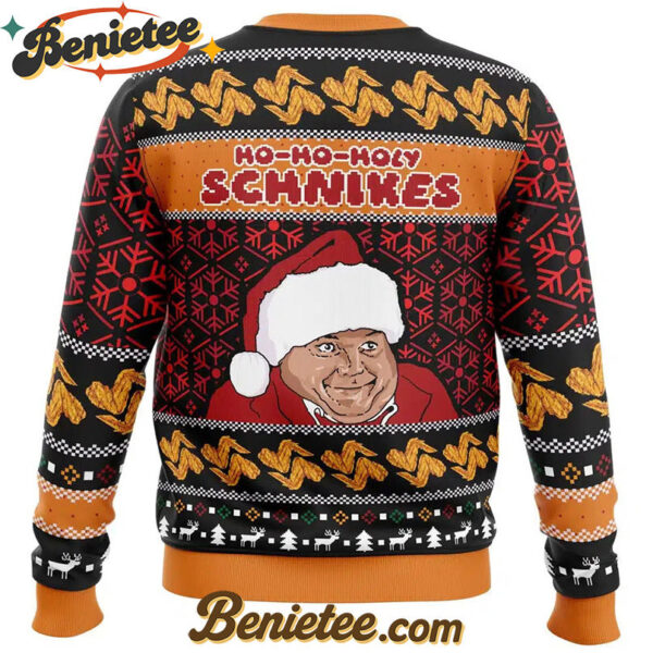 Ho Ho Holy Schnikes Tommy Boy Ugly Christmas Sweater