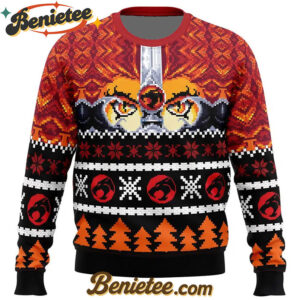 Ho Ho Hooo Holiday Thundercats Ugly Christmas Sweater
