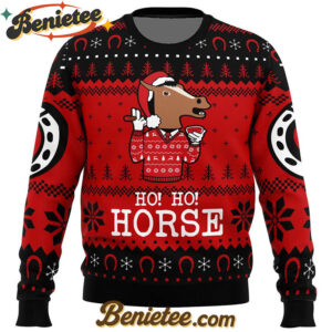 Ho! Ho! Horse Bojack Horseman Ugly Christmas Sweater