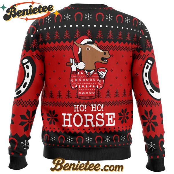 Ho! Ho! Horse Bojack Horseman Ugly Christmas Sweater