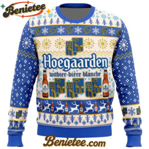 Hoegaarden Beer Ugly Christmas Sweater