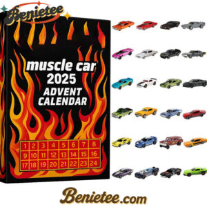 Hot Wheels Car Advent Calendar 2025, Christmas Countdown Advent Calendar Gift Box with 24 Acrylic Ornaments