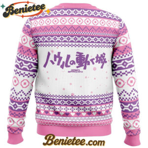 Howl and Sophie Howl's Moving Castle Ugly Christmas Sweater