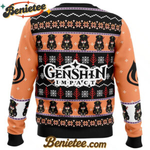 Hu Tao Genshin Impact Ugly Christmas Sweater