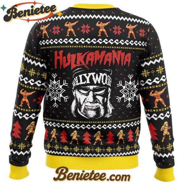 Hulkamania Hulk Hogan Ugly Christmas Sweater