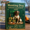 Hunting Dog Advent Calendar 2025, Christmas Countdown Advent Calendar Gift Box with 24 Acrylic Ornaments