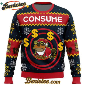 Hypnotoad Consume Futurama Ugly Christmas Sweater
