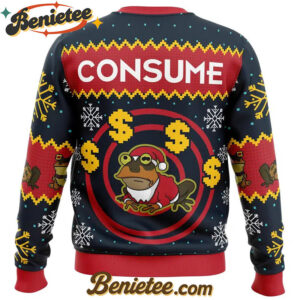 Hypnotoad Consume Futurama Ugly Christmas Sweater