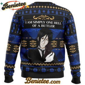 I Am Simply One Hell Of A Butler Black Butler Ugly Christmas Sweater