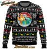 I Don't Get Older I Level Up Pokemon Ugly Christmas Sweater