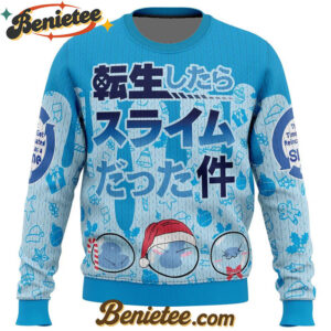 I Got Slimy That time I got reincarnated as a slime Christmas Sweater