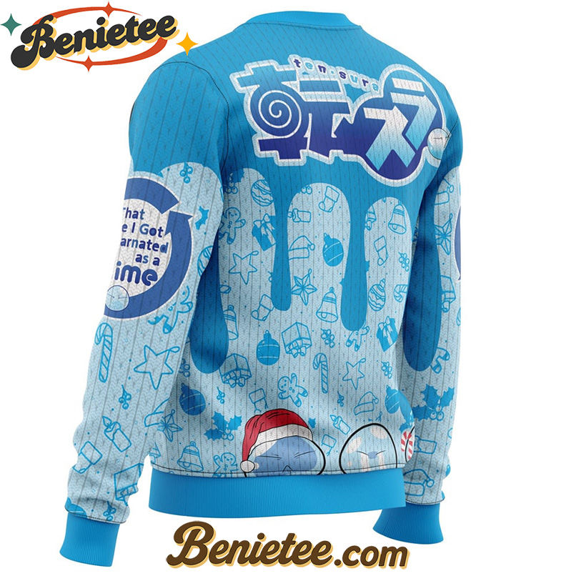 I Got Slimy That time I got reincarnated as a slime Christmas Sweater