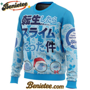 I Got Slimy That time I got reincarnated as a slime Christmas Sweater