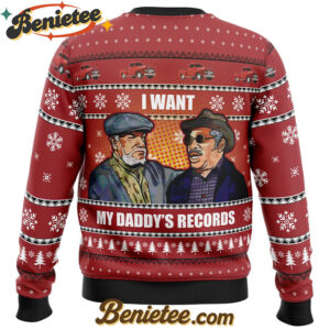 I Want My Daddy's Records Sanford and Son Ugly Christmas Sweater